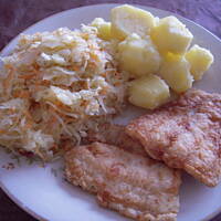 Surówka z kiszonej kapusty