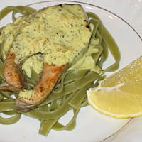 Łosoś w sosie cytrynowym