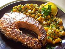 Fot. izeczka, Łosoś na bani