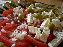 Fot. Bidi, Sałatka z grillowanych warzyw "L’été indien"