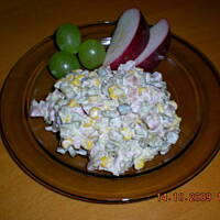 Sałatka z wędzonych udek