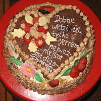 tort z kremem kawowo-truflowym