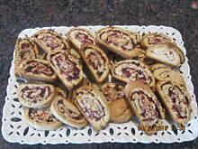 Fot. Kamilla, ciasteczka roladki z masa zurawinowa