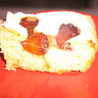 Ciasto z zamrożonym śliwkami