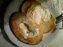 Fot. Kolorowa75, jajko smażone w chlebie