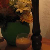 Adwokat  kawowy z mleka zagęszczonego bez jajek