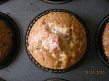 Fot. kasia1977, Muffinki z zurawinami i biala czekolada