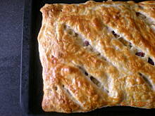 Fot. kasia1977, Prosty kwadrat z ciasta francuskiego z jablkami