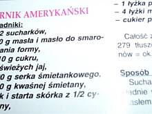 Fot. Mama Rozyczki, Sernik Amerykański