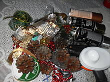 Fot. Teresa.Marcjan, Choinka z szyszek -  stroik na Boże Narodzenie