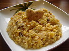 Fot. eNka, Kapusta z grochem i grzybami