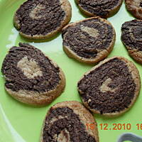 Zawijańce migdałowo-kakaowe