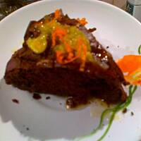 Dietetyczne ciasto czekoladowe z nutką pomarańczy a'la "Rewolucje na talerzu"