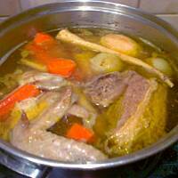 Mój niedzielny rosołek drobiowo-wołowy