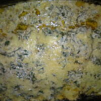 dorsz pieczony pod pierzynka śmietankowo- serową