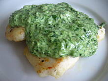 Fot. Kluko, Ryba w sosie serowo-szpinakowym