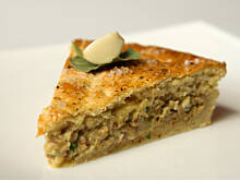 Fot. Wkn, Placek gryczany krucho-drożdżowy do białego lub czerwonego barszczu