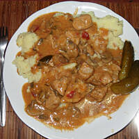 Gulasz drobiowy od Mężatki