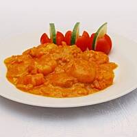 Krewetki w pikantnym sosie