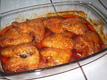 Fot. xeneta, skrzydełka  w sosie słodko-kwaśnym