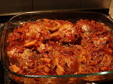 Fot. afioleq, pieczony kurczak w sosie pomaranczowowinnym