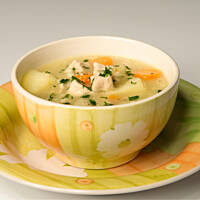 Krupnik drobiowy na pęczaku