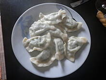 Fot. eeveee, Pierozki z serem i szpinakiem