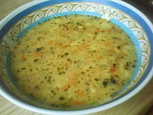 Fot. ezelka, Zupa jarzynowo - ziołowa z kluskami lanymi