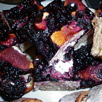 ciasto drożdżowe z borówkami