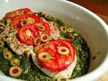 Fot. DominisiaD, Kurczak na szpinaku