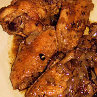 Kurczak duszony w pieczarkach i cebuli wg M&Ł