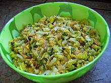 Fot. niebieska-różyczka, Surówka z cykorii z porem i jabłkiem