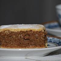 Kruche ciasto orzechowe