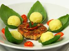 Fot. Wkn, Kotlety z łososia z musztardą