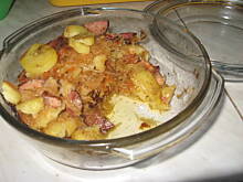Fot. zojka69, Zapiekanka z kiszoną kapustą