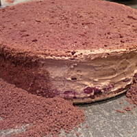 Tort czekoladowo - wiśniowy z akcentem alkoholowym!