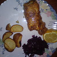 smażone filety  z dorsza