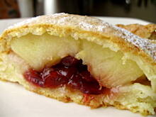 Fot. Krystyna911, Jabłka zapieczone w cieście, z żurawinami