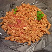 Makaron bazylią pachnący!