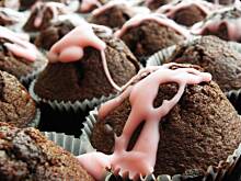 Fot. msewka, Muffiny czekoladowo-brzoskwiniowe.