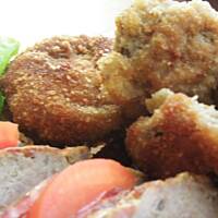 Pieczarki panierowane.