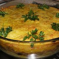 Zapiekanka grzybowo-ziemniaczana.