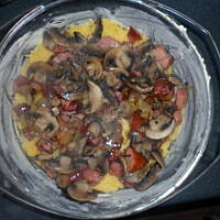 zapiekanka z kaszki kukurydzianej