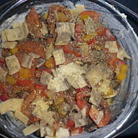 zapiekanka z kaszki kukurydzianej