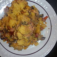 zapiekanka z kaszki kukurydzianej