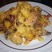 zapiekanka z kaszki kukurydzianej