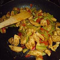 Aromatyczny kolorowy kurczak