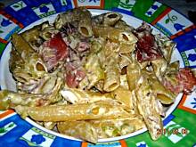 Fot. Gosia76, Makaron penne z cukinia, speck i serkiem philadelphia ♨