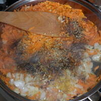 zupa z soczewicą- coś zdrowego po mojemu:)