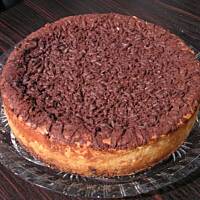 Sernik z czarnym ciastem